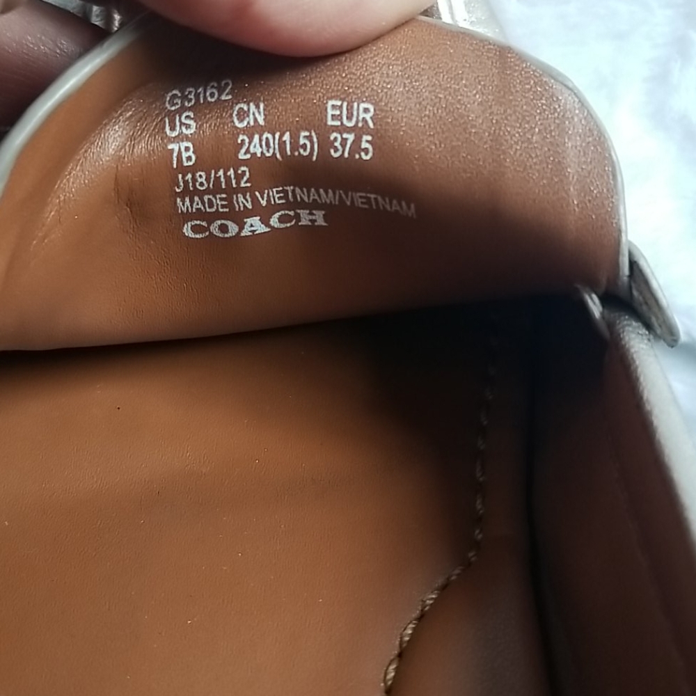 Coach Gold Glam Loafers - Picture 8 of 10